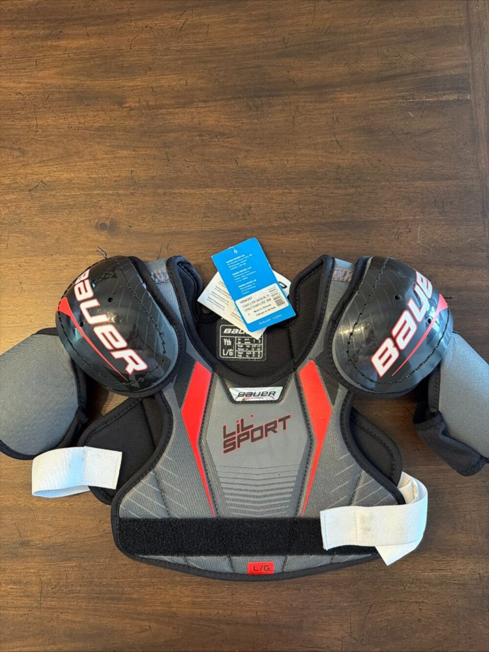 BAUER YOUTH SPECIFIC LIL SPORT SHOULDER PAD YOUTH LARGE SIZE S18 1054357 NEW